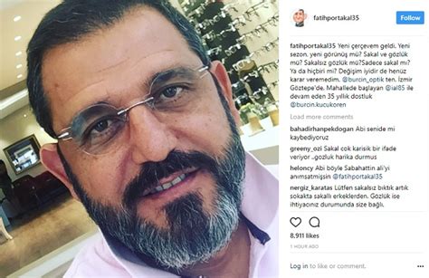 F­a­t­i­h­ ­P­o­r­t­a­k­a­l­­ı­n­ ­y­e­n­i­ ­i­m­a­j­ı­:­ ­S­a­k­a­l­d­a­n­ ­s­o­n­r­a­ ­g­ö­z­l­ü­k­.­.­